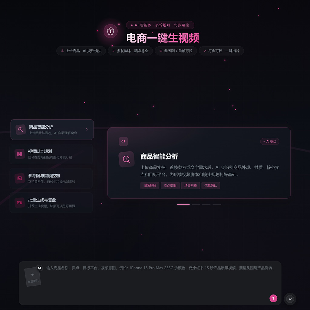 菁选灵创电商生图视频